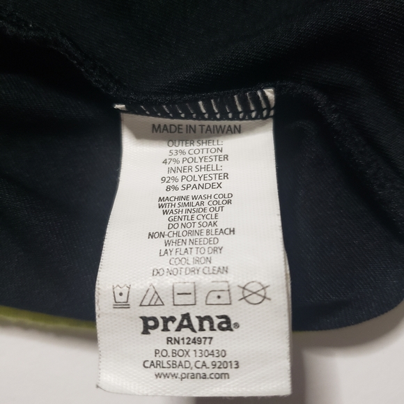 PrAna Mika Yellow Double Layered Tank Top Small - Picture 10 of 11